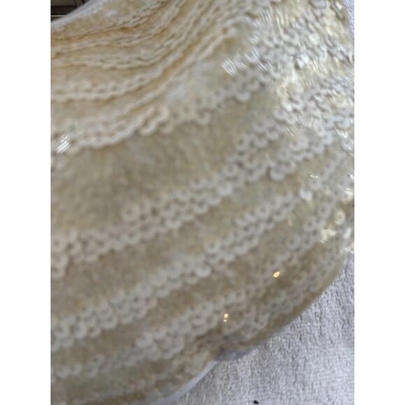 NWT LESPORTSAC SEQUIN ZEBRA WHITE REMIX HOBO (500 - Picture 8 of 11